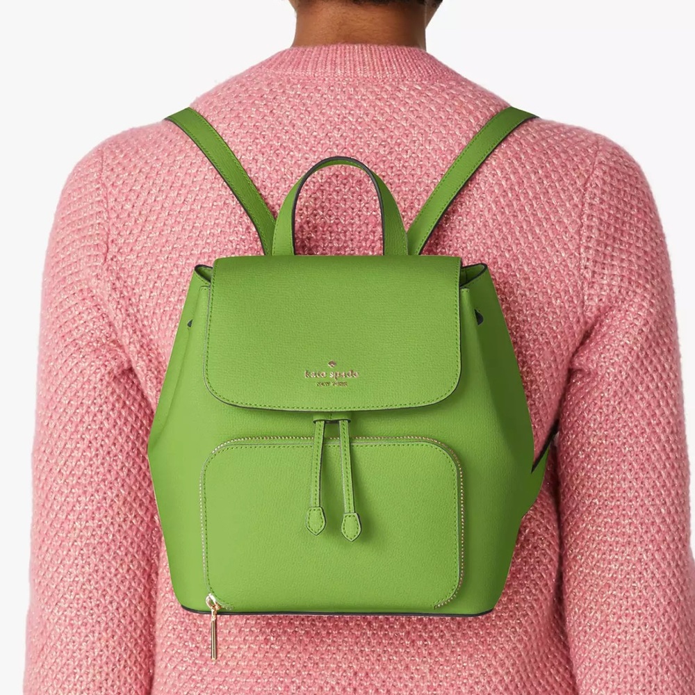 Kate Spade Kristi Medium Flap Backpack
Turtle Green
NWT - Picture 5 of 16